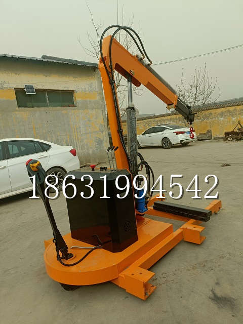 宾川县自卸车厢随车吊 自制轮式四不像起重机 四驱平板吊 5吨 贵盛